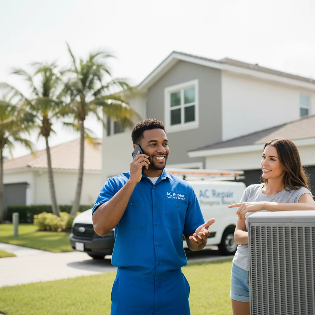 AC Repair Pompano Beach customer support in Darien Center